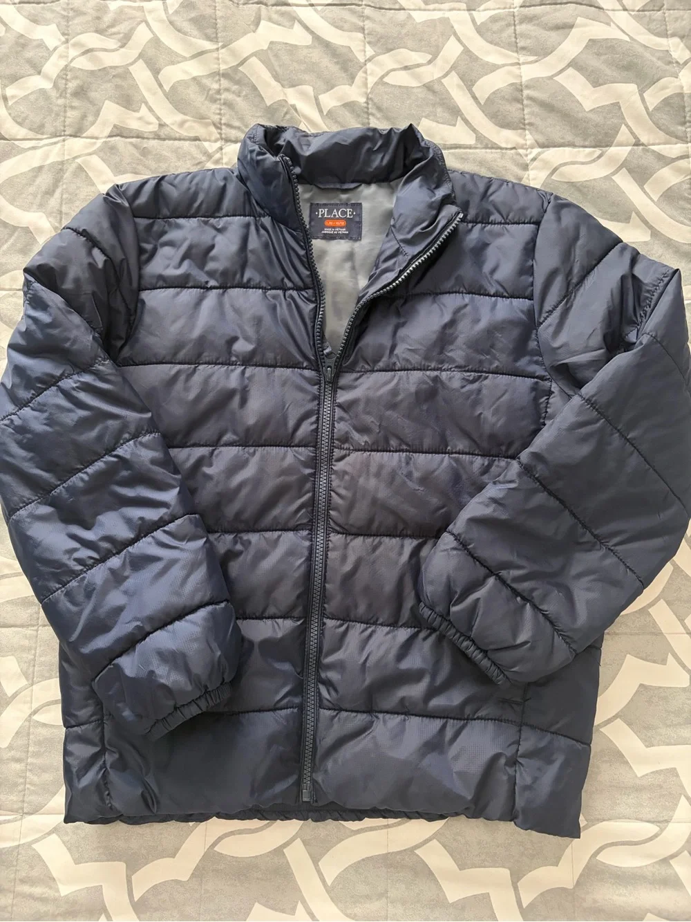 The Children's Place Navy Quilted Puffer Jacket